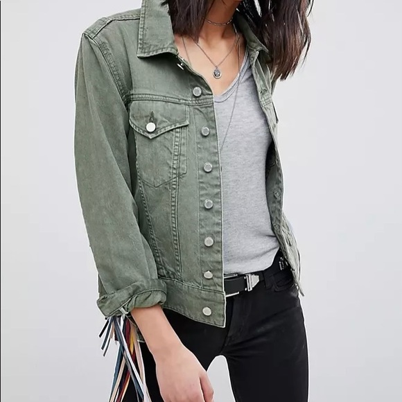 BLANK NYC size medium Ribbon Laced Jacket - Picture 3 of 8